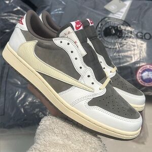 Travis Scott ×Air Jordan 1 Low OG PS’Reverse Mocha’